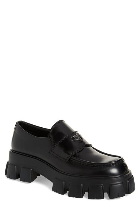 Prada sole loafer shoes